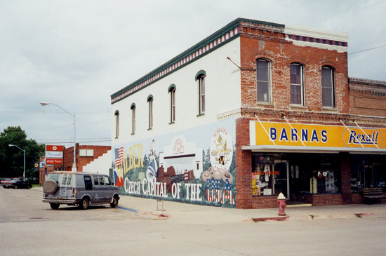 Czech Capital of USA Mural, Wilber 1997