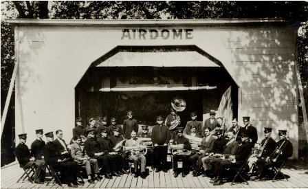 Wilber Republican 53, band playing at Airdome