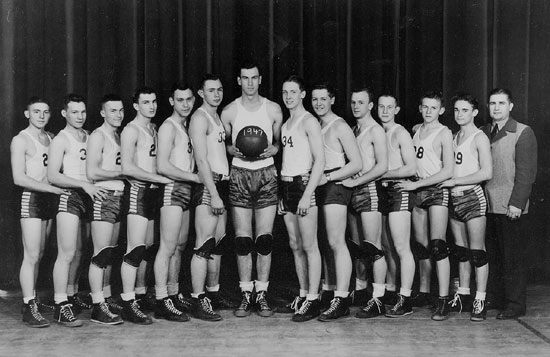 Wilber Basketball Team 1947