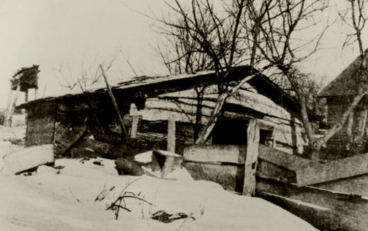Great Prairie image of log cabin