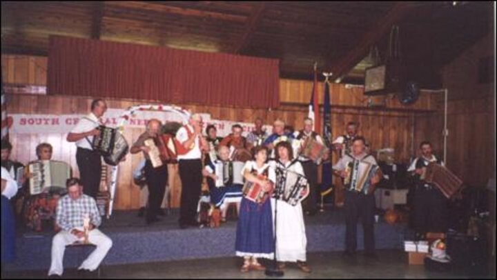 An accordion jam at the South Central Nebraska Czech Festival in Hastings